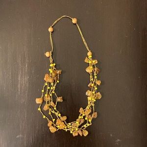 Yellow Rock Necklace